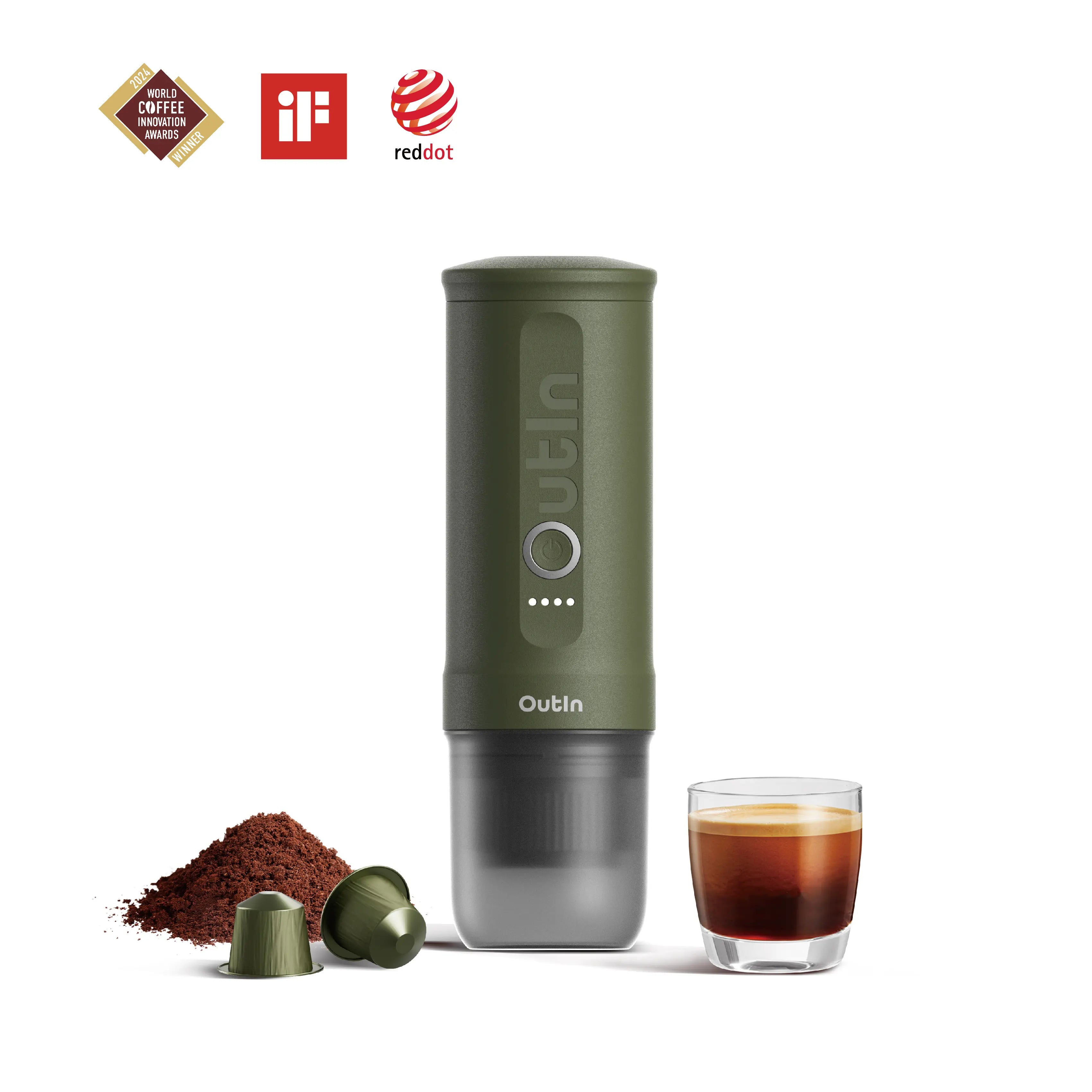 Nano Machine à espresso portable (Vert forêt)