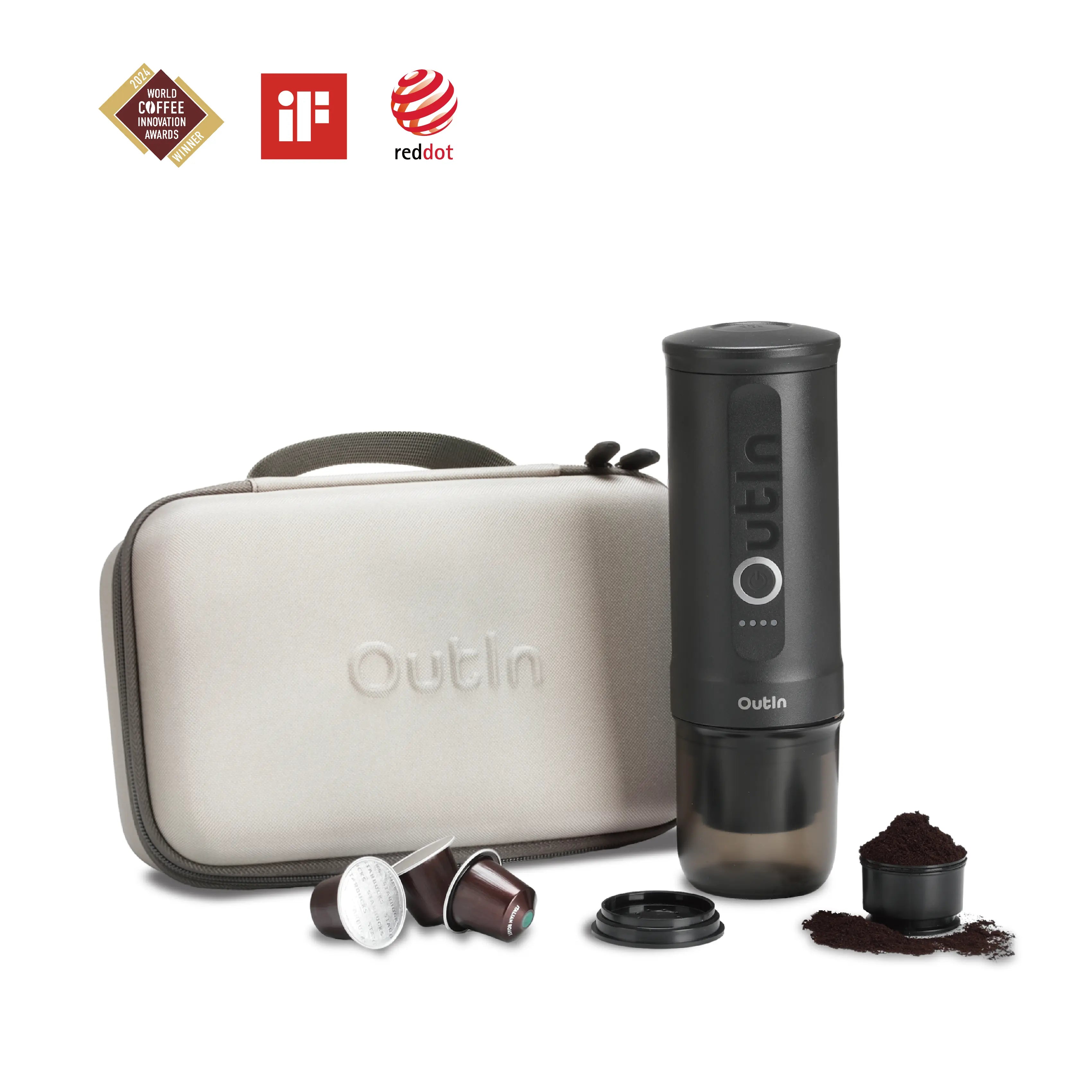 Coffret cadeau espresso Voyager (Gris spatial)