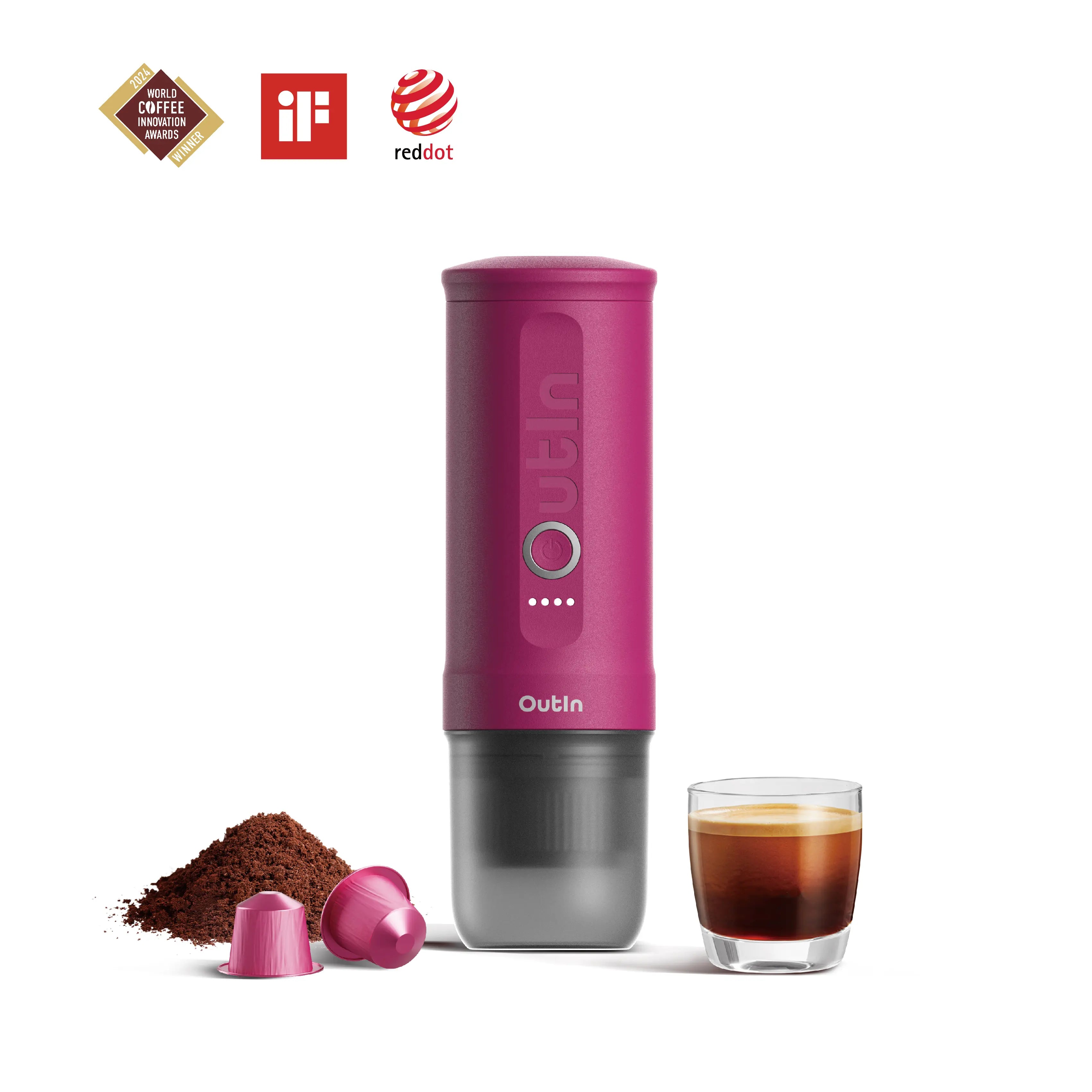 Nano Machine à espresso portable  (Rose fuchsia)