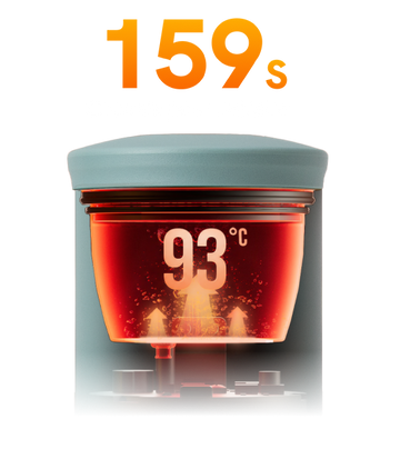 Chauffe plus vite. Savourez plus tôt.