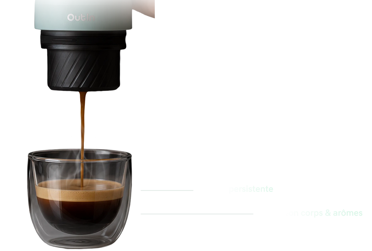 Pompe haute pression pour une crema plus généreuse